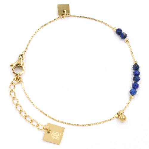 Bracelet ZAG Belo Horizonte dor Lapis-Lazuli